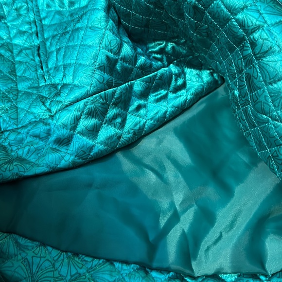 C.L.O.T.H.E.S green zipper pockets quilted jacket in green Large - Picture 16 of 16